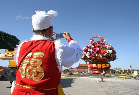 天安門(mén)廣場(chǎng)鋼結(jié)構(gòu)花籃